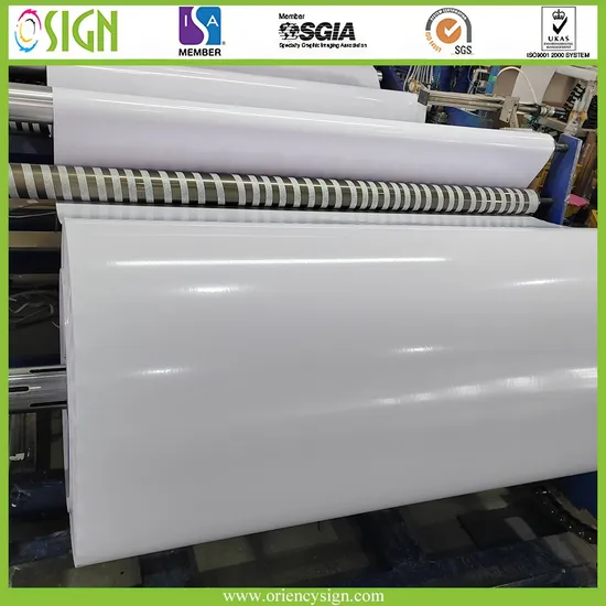 Impressão digital adesivo de filme de vinil autoadesivo personalizado Solvoprint PP Nolite 210