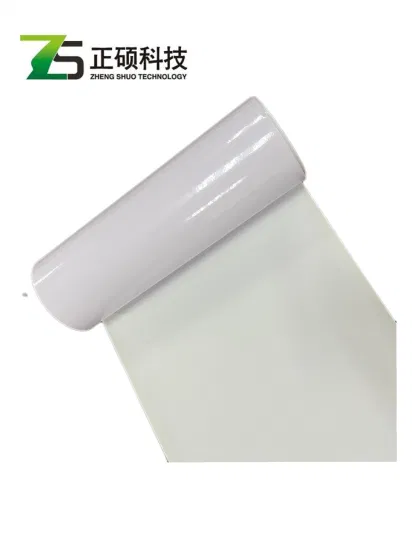 Adesivo de filme de PVC/PE brilhante branco autoadesivo de alta qualidade